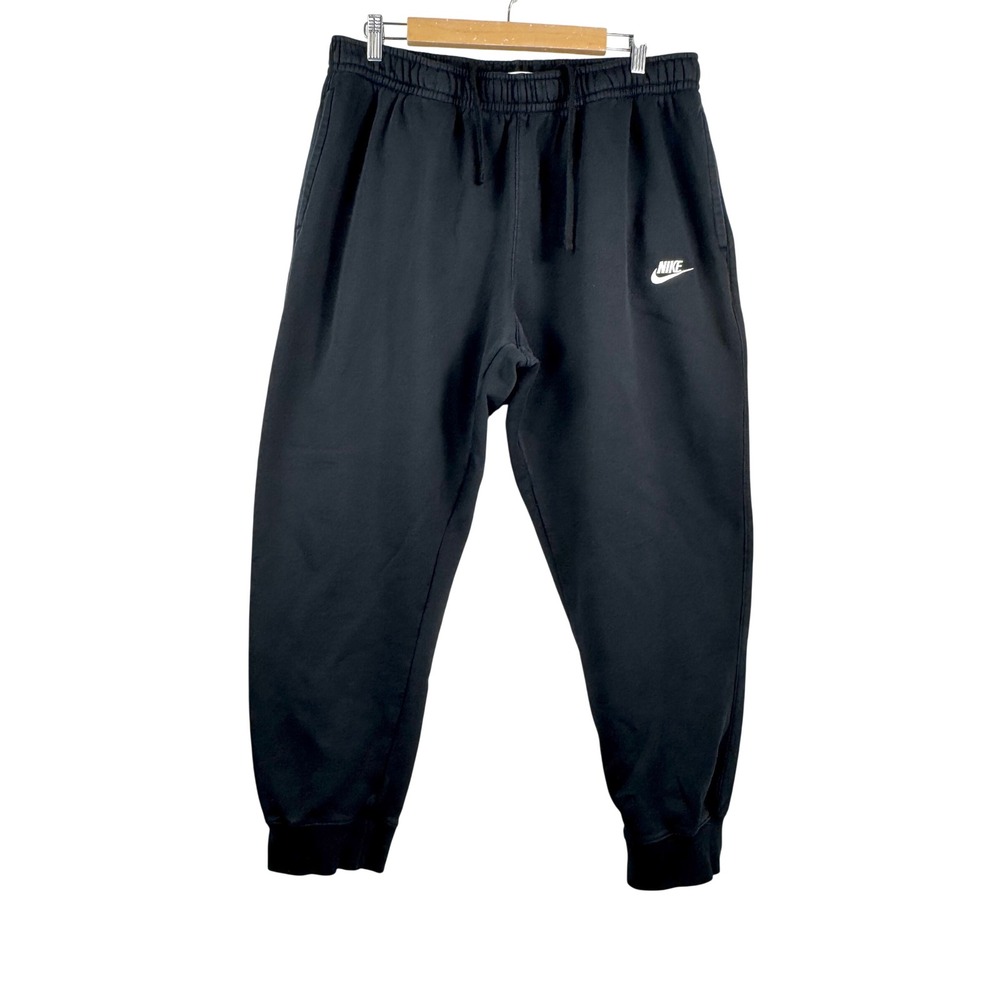 Nike relaxed Black Jogger Sweatpants athleisure comfy lounge 90s Size XXL